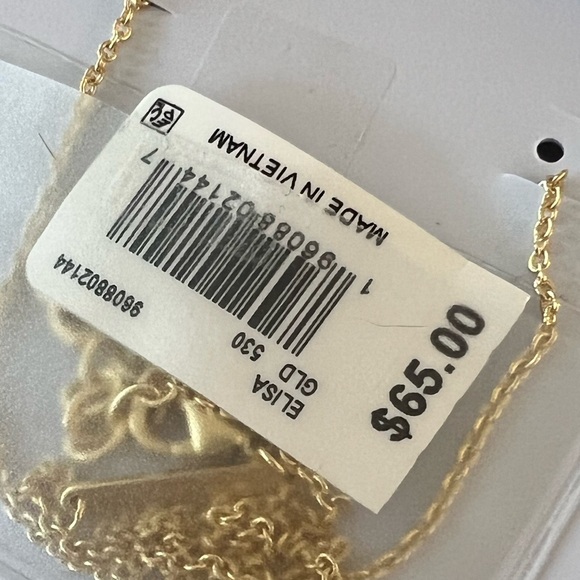 Kendra Scott Elisa Gold Necklace in Abalone Shell - Picture 3 of 5